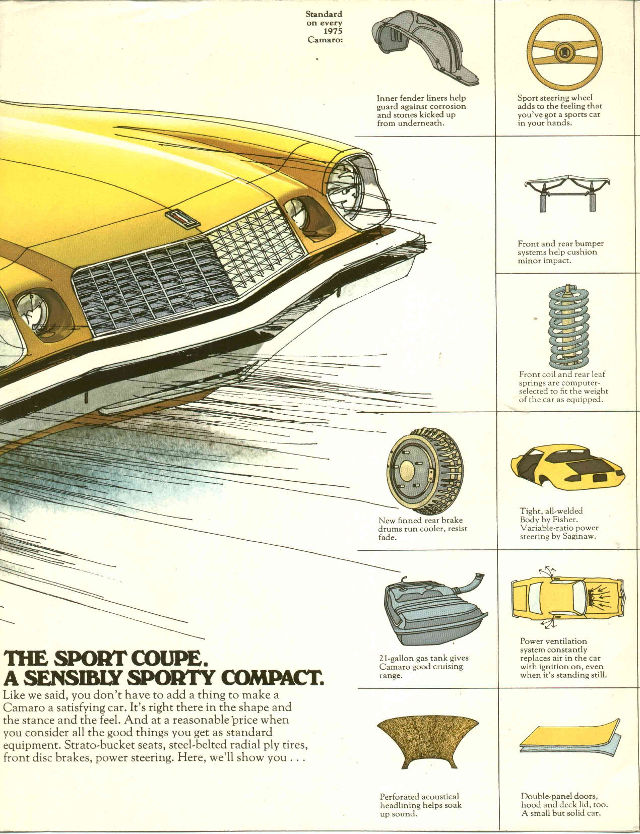 1975 Chev Camaro Brochure Page 6